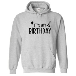 It's MY Birthday Balloons & Birthday Hat Unisex Kids & Adult Pullover Hoodie									